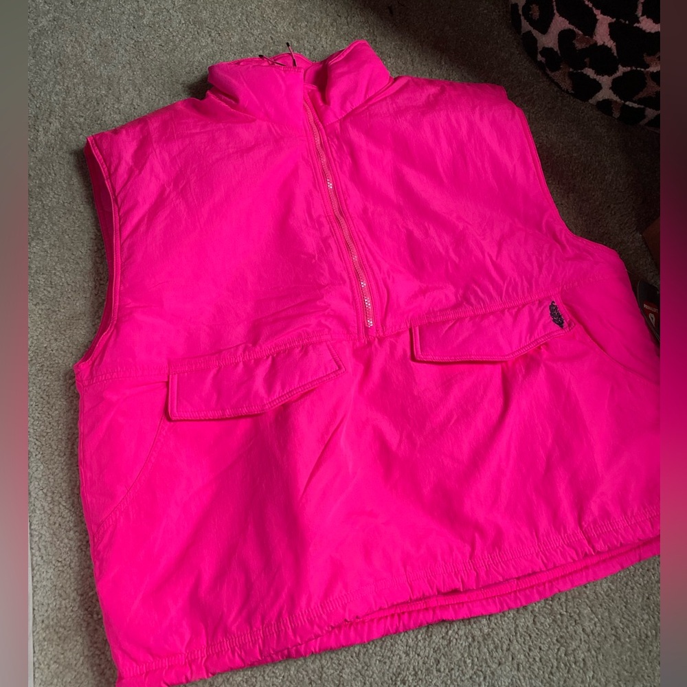 Free People Pink Pullover Vest